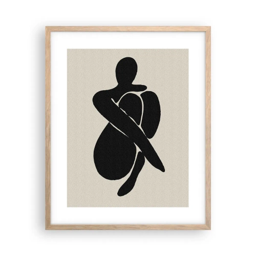 Affisch i ram av ljusek - I min egen famn - 40x50 cm