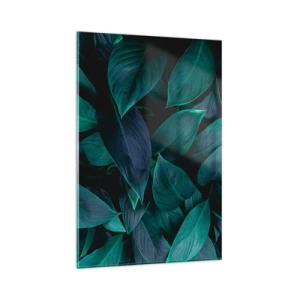 Glastavla - Bild på glas - Grönskan själv - 80x120 cm