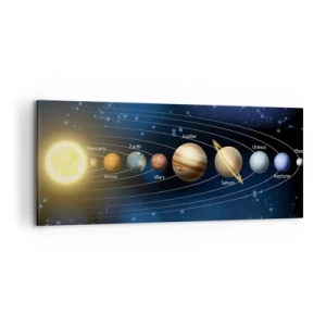 Canvastavla - Bild på duk - En av tio - 100x40 cm