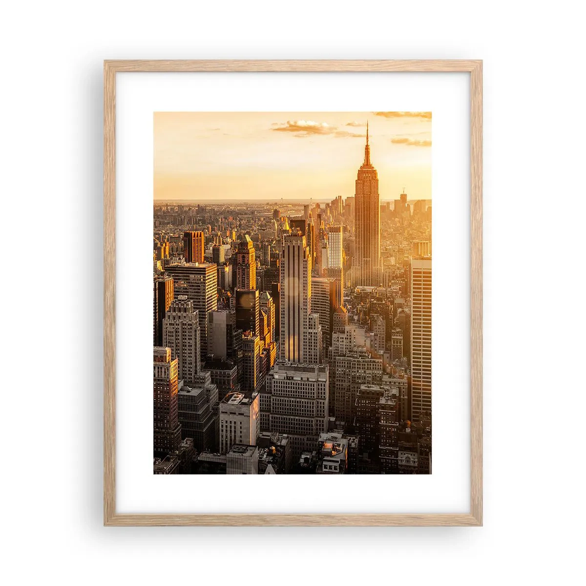 Affisch i ram av ljusek - Växa i solskenet - 40x50 cm