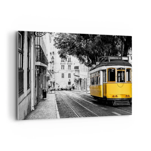 Canvastavla - Bild på duk - Och en fado i bakgrunden - 100x70 cm