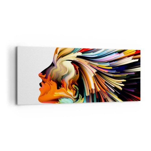 Canvastavla - Bild på duk - Fantasin exploderar - 100x40 cm