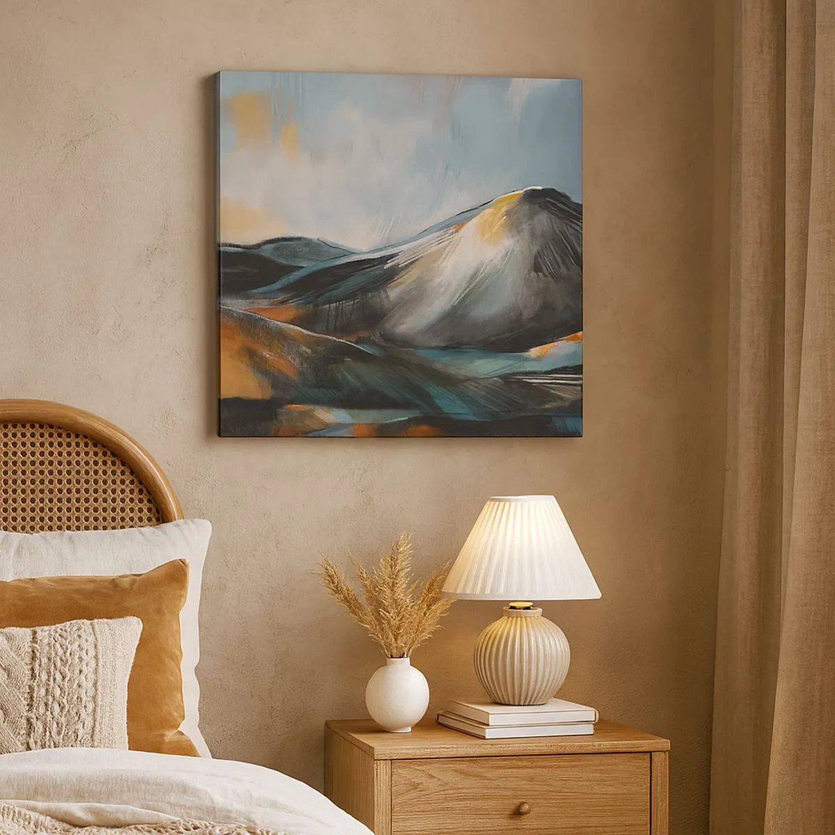 Canvastavla - Bild på duk - Råa och vackra - 30x30 cm