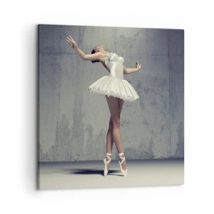 Canvastavla - Bild på duk - Lätt som en fågel - 50x50 cm