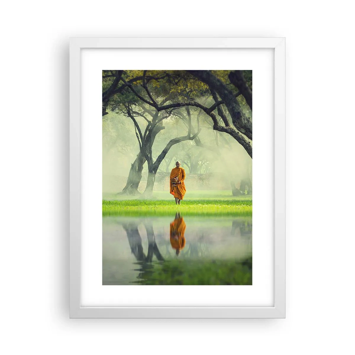 Affisch i vit ram - På väg till upplysningen - 30x40 cm