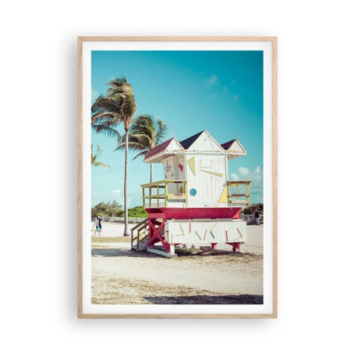 Affisch i ram av ljusek - En vacker dag framför dig - 70x100 cm