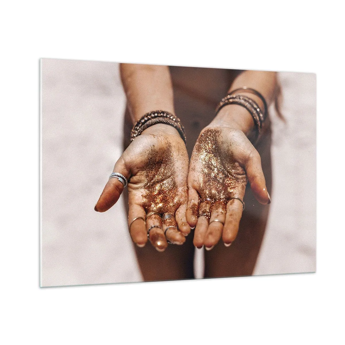 Glastavla - Bild på glas - Gåva för dig - 100x70 cm