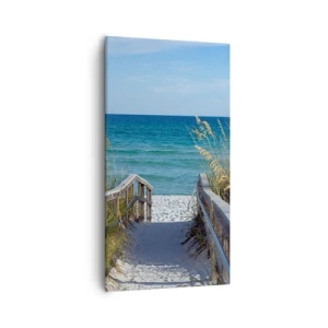 Canvastavla - Bild på duk - I solen, i vinden - 55x100 cm