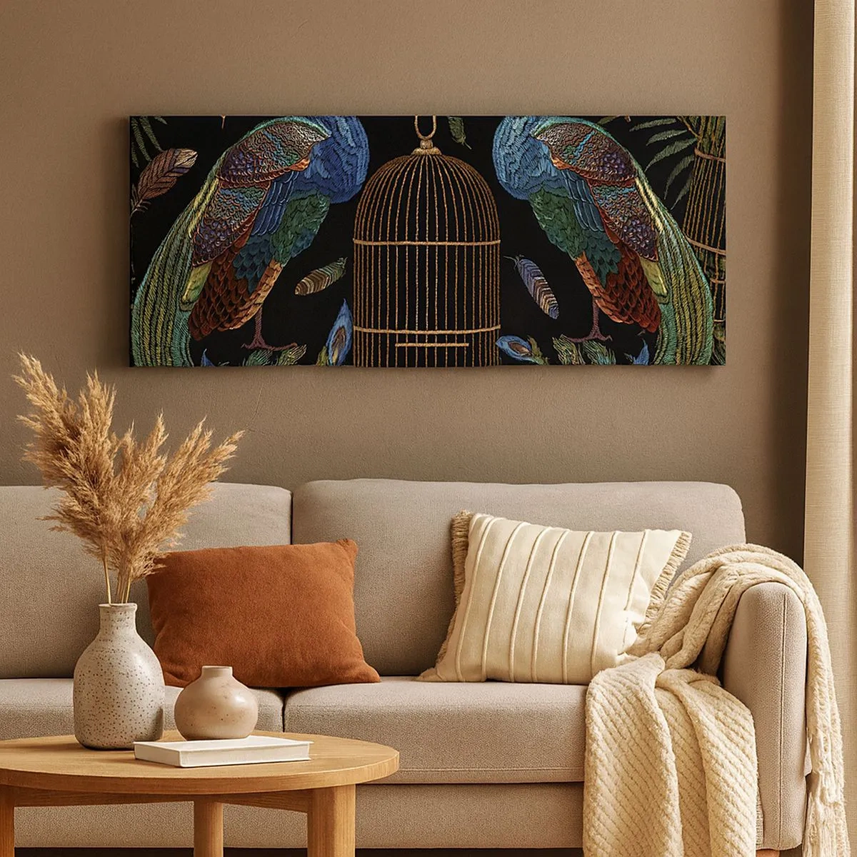 Canvastavla - Bild på duk - I kungliga kläder - 100x40 cm