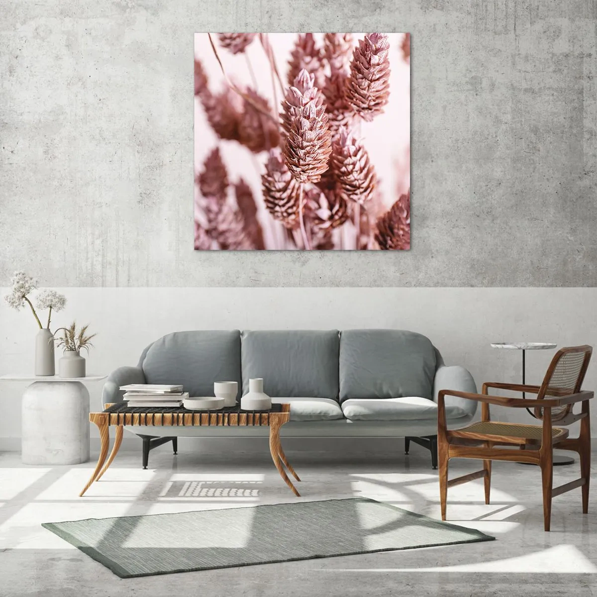 Glastavla - Bild på glas - Skenet bedrar - 50x50 cm