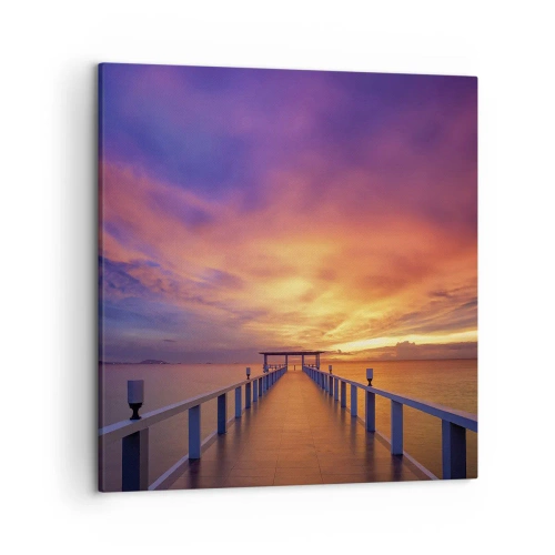 Canvastavla - Bild på duk - Utan ände - 50x50 cm