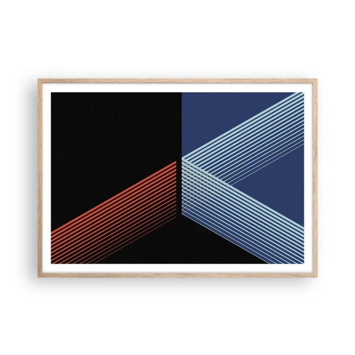 Affisch i ram av ljusek - Enkel historia - 100x70 cm