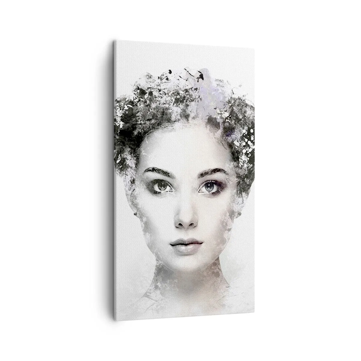 Canvastavla - Bild på duk - Väldigt stilig porträtt - 45x80 cm