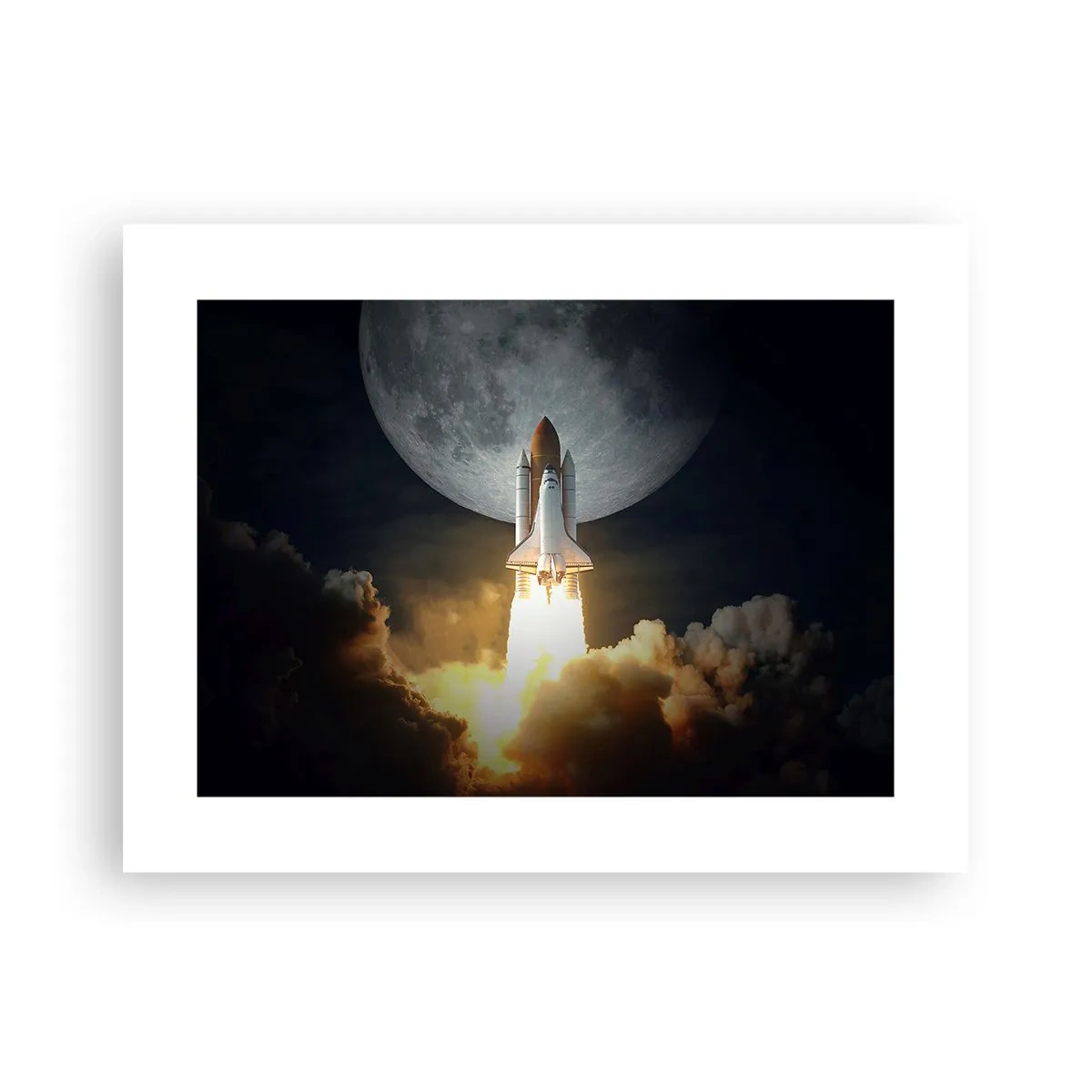 Affisch - Början på ett utomjordiskt äventyr - 40x30 cm