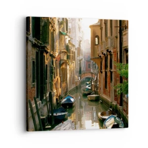 Canvastavla - Bild på duk - På en gränd i Venedig - 30x30 cm