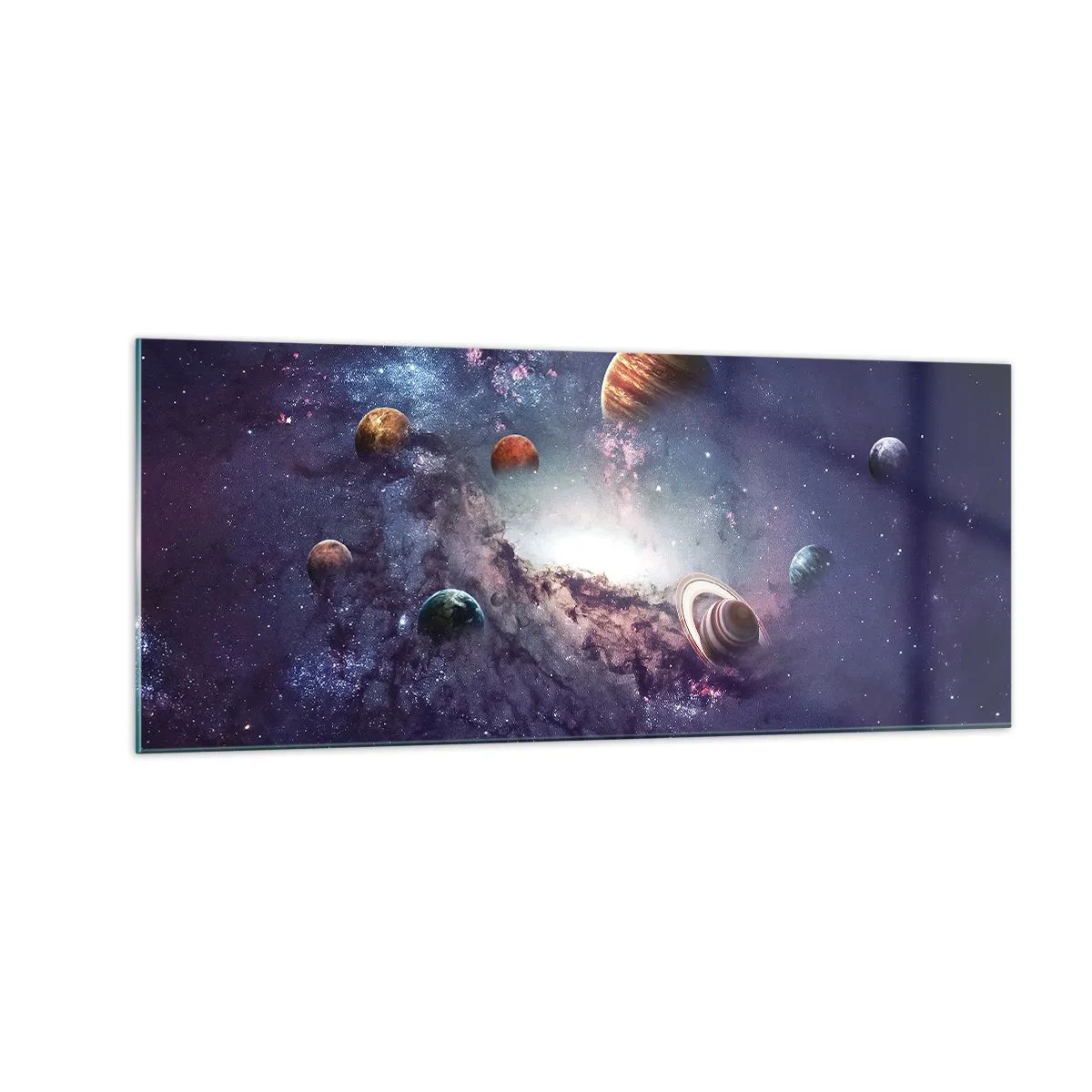 Glastavla - Bild på glas - Sol- och danssystem - 100x40 cm
