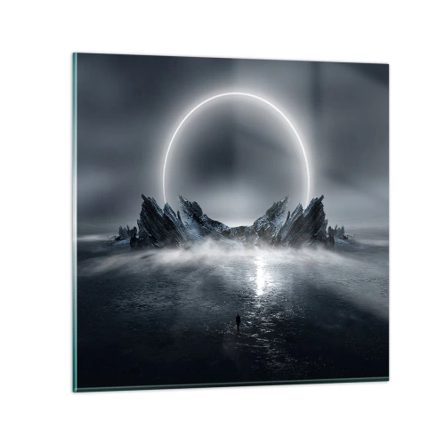 Glastavla - Bild på glas - En berättelses final - 30x30 cm