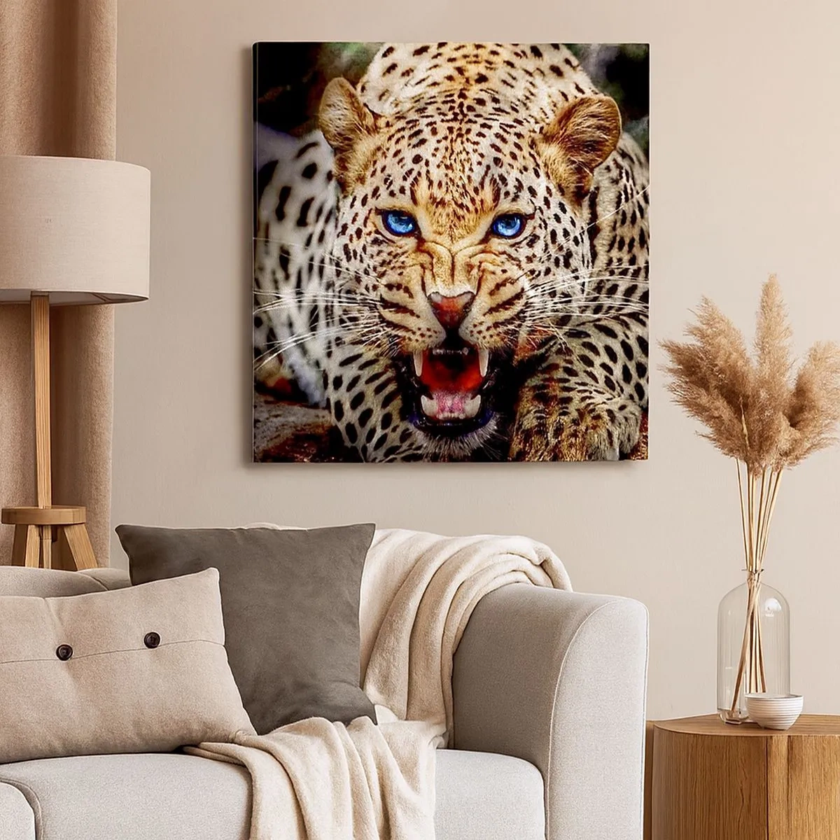 Canvastavla - Bild på duk - Ilska är dålig för skönheten - 30x30 cm