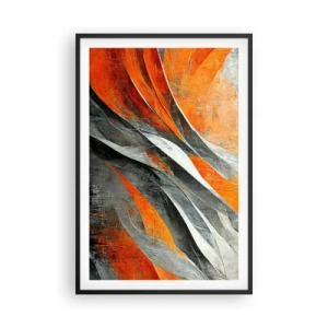 Affisch i svart ram - Värme och kyla - 61x91 cm