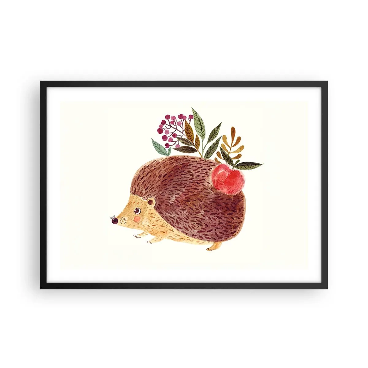 Affisch i svart ram - Och du gillar mig redan - 70x50 cm