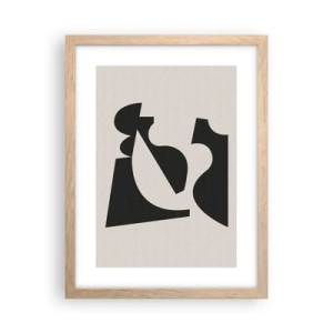 Affisch i ram av ljusek - För självmontering - 30x40 cm