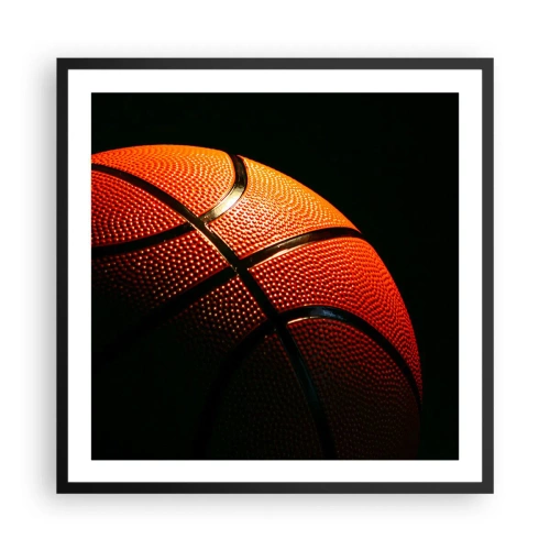 Affisch i svart ram - Vacker som planeten - 60x60 cm