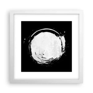 Affisch i vit ram - Den goda vägen ut - 30x30 cm