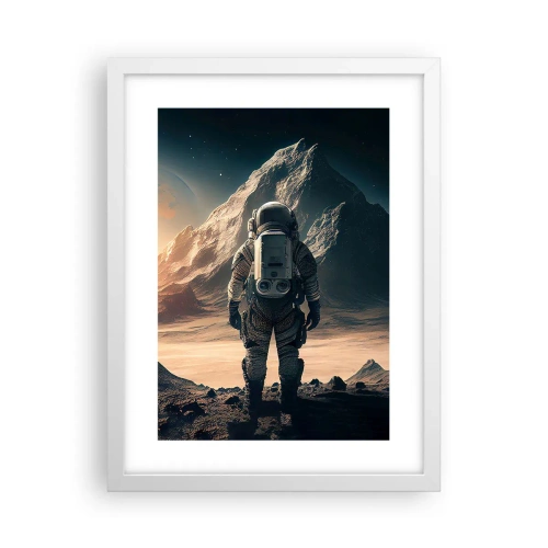 Affisch i vit ram - En ny utmaning - 30x40 cm