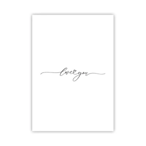 Affisch - Svart på vitt - 70x100 cm