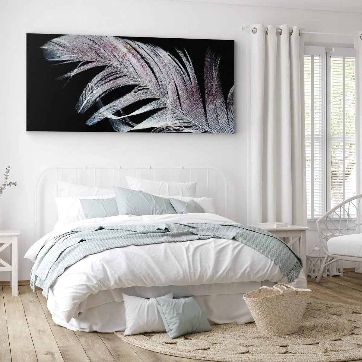 Canvastavla - Bild på duk - Tänk på smekning - 140x50 cm