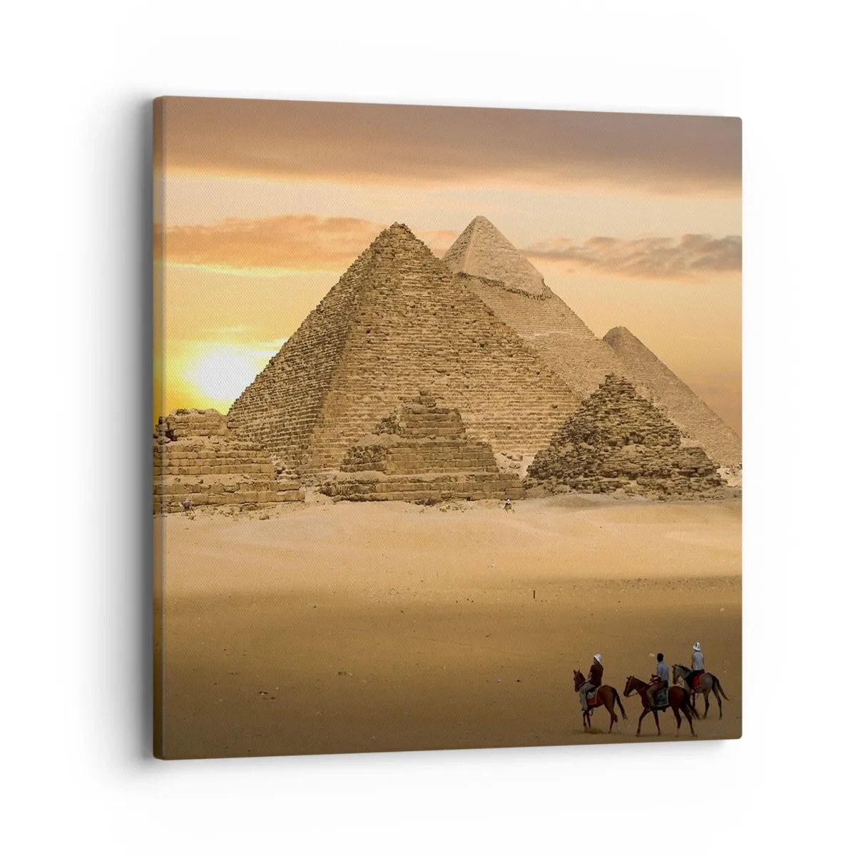 Canvastavla - Bild på duk - 1000 år utan ändring - 40x40 cm