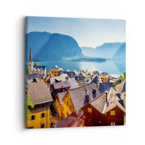 Canvastavla - Bild på duk - Mera pittoreskt blir det inte - 30x30 cm