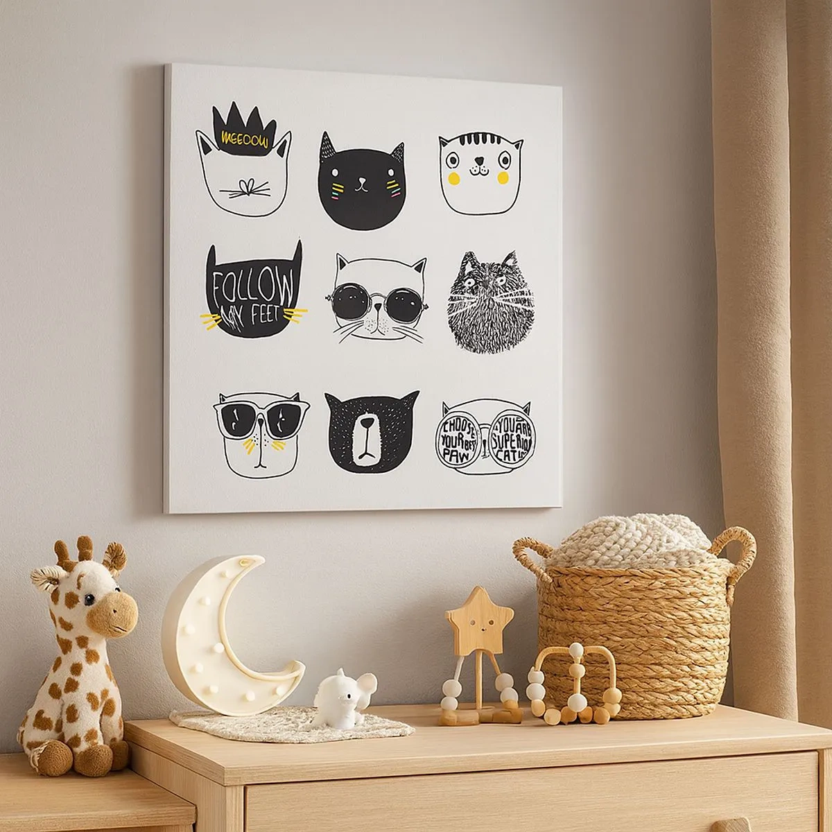 Canvastavla - Bild på duk - Varje annorlunda - 30x30 cm