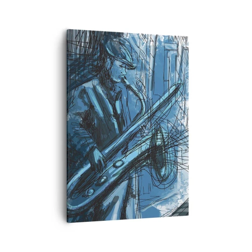 Canvastavla - Bild på duk - Stadsrapsodi - 50x70 cm