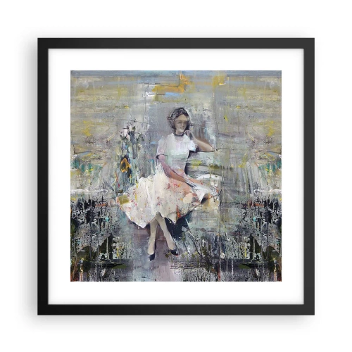 Affisch i svart ram - Klassisk och modern - 40x40 cm