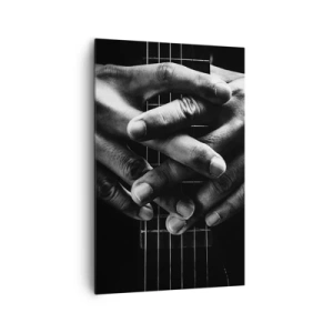 Canvastavla - Bild på duk - Artistens bön - 80x120 cm