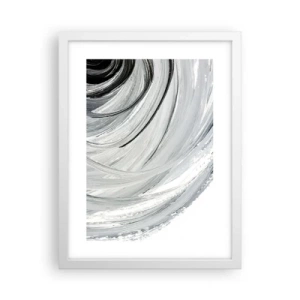 Affisch i vit ram - Orbital komposition - 30x40 cm