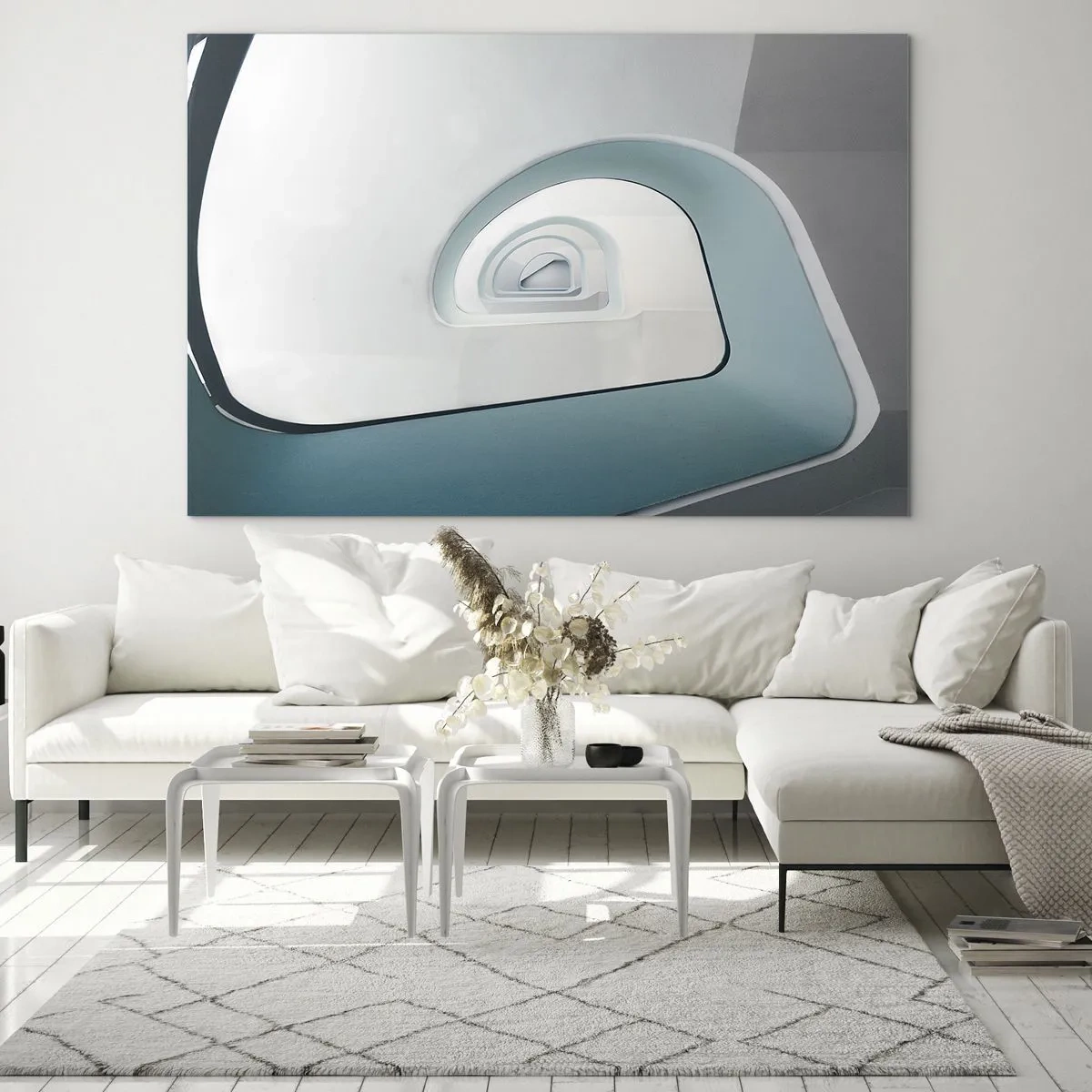 Glastavla - Bild på glas - Till det blåas botten - 120x80 cm