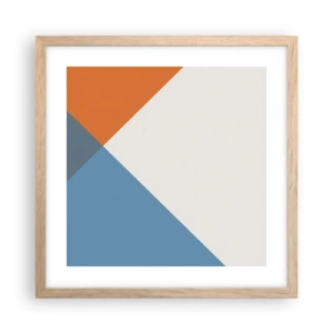 Affisch i ram av ljusek - Under vinkel… - 40x40 cm