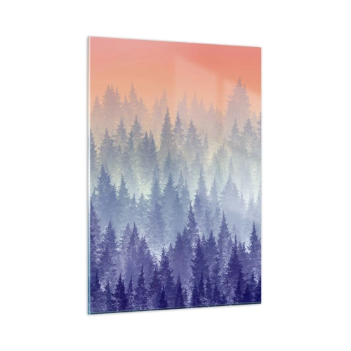 Glastavla - Bild på glas - Högt, högre, upp till himlen - 50x70 cm
