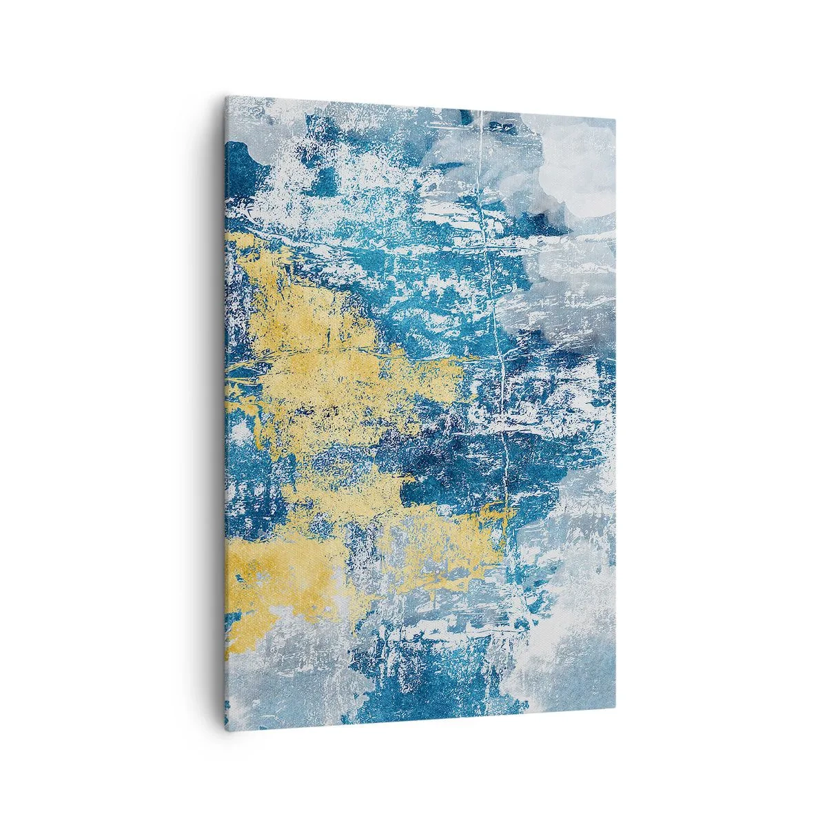 Canvastavla - Bild på duk - En väderfylld abstraktion - 70x100 cm