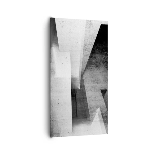 Canvastavla - Bild på duk - Rummets struktur - 65x120 cm