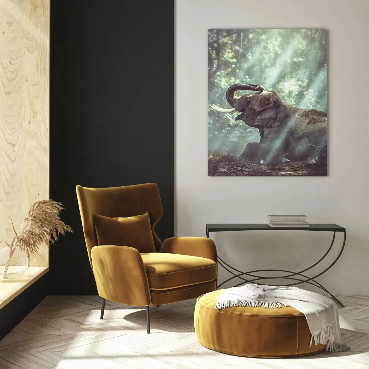Glastavla - Bild på glas - Lyssna på det... - 70x100 cm