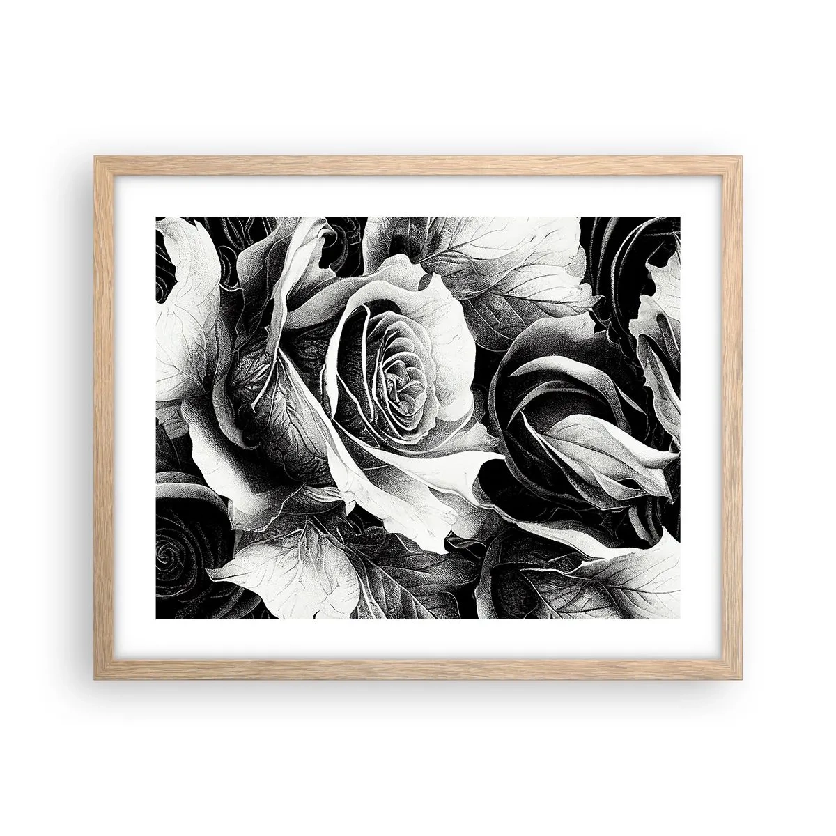 Affisch i ram av ljusek - Alltid drottningen - 50x40 cm