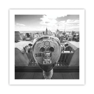 Affisch - Stad över städerna - 50x50 cm