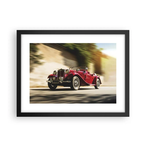 Affisch i svart ram - Vackrare än Nike från Samothrakis - 40x30 cm