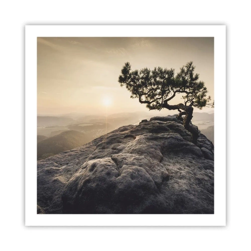 Affisch - Livet vinner alltid - 60x60 cm