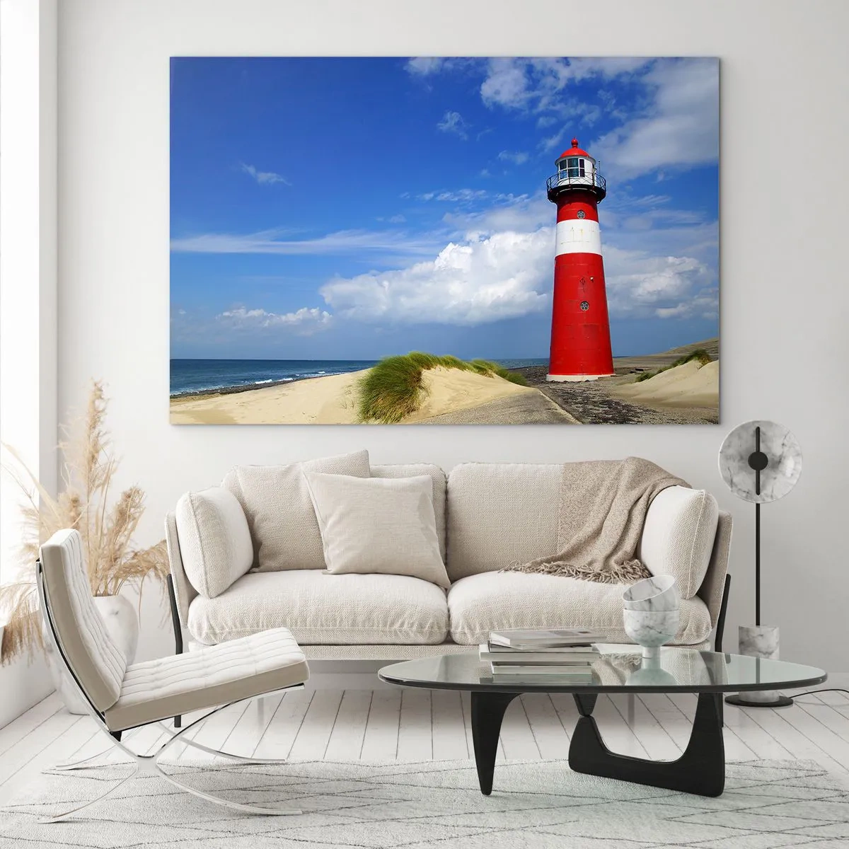 Glastavla - Bild på glas - Drömasyl - 120x80 cm