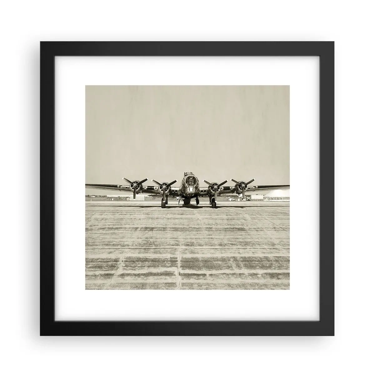 Affisch i svart ram - Redo som vanligt - 30x30 cm