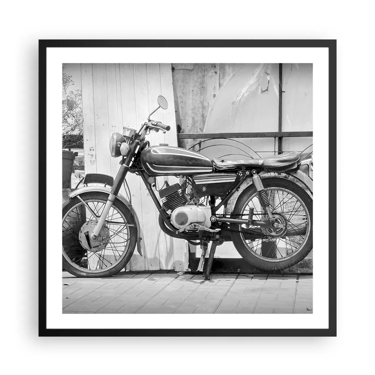 Affisch i svart ram - Klassik framför allt - 60x60 cm